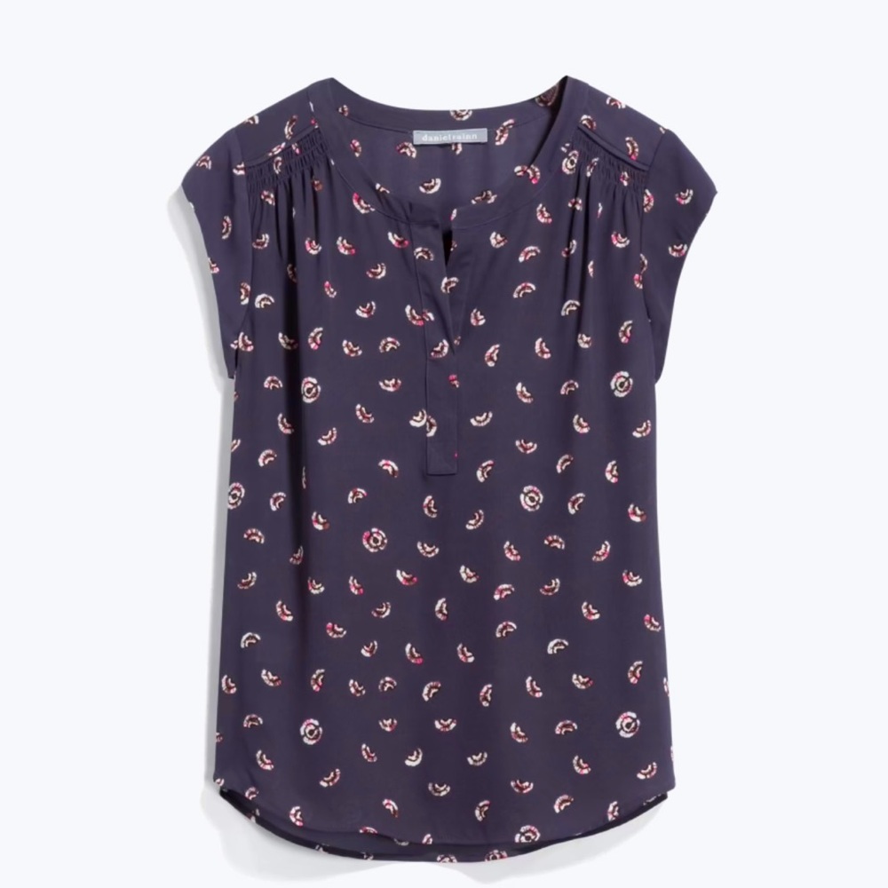 Daniel Rainn split neck blouse